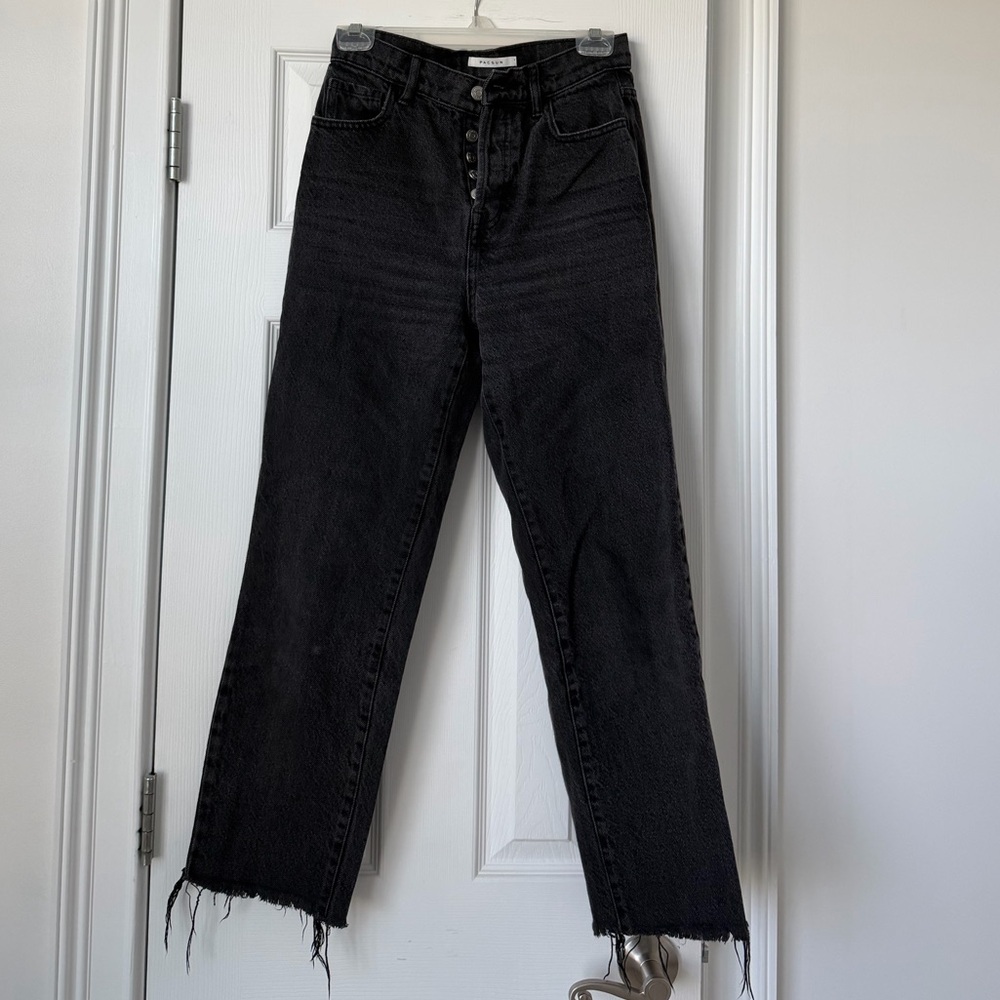PacSun High-Rise Straight Black Women's Jeans